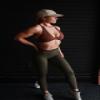 Aoxjox High Waisted Workout Leggings for Women Tummy Control Buttery Soft Yoga Metamorph Deep V Pants 26" (Olive Green, 3X-Large) view 2