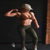 Aoxjox High Waisted Workout Leggings for Women Tummy Control Buttery Soft Yoga Metamorph Deep V Pants 26" (Olive Green, 3X-Large) view 3