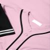 DIGITMON Men's Baseball Jersey Button Down Premium Two-Striped T Shirts Sports Uniform, PINKBLACK X-Large view 4