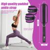 NEALFIT Ankle Strap for Cable Machine, Gym Ankle Cuff for Kickbacks, Leg Extensions, Glute Workouts, Booty Hip Abductors Exercise for Women and Men (Purple, Single) view 2
