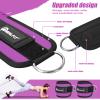 NEALFIT Ankle Strap for Cable Machine, Gym Ankle Cuff for Kickbacks, Leg Extensions, Glute Workouts, Booty Hip Abductors Exercise for Women and Men (Purple, Single) view 3