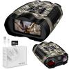 WISHBETY Night Vision Goggles,4K Night Vision Binoculars for Adult with 3.5" HD Screen,32GB TF Card for Photo and Video,9 Gear Infrared and 10X Digital Zoom for Outdoor Enthusiasts and Animal Watchers view 1