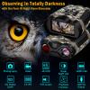 WISHBETY Night Vision Goggles,4K Night Vision Binoculars for Adult with 3.5" HD Screen,32GB TF Card for Photo and Video,9 Gear Infrared and 10X Digital Zoom for Outdoor Enthusiasts and Animal Watchers view 2
