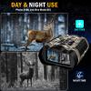 WISHBETY Night Vision Goggles,4K Night Vision Binoculars for Adult with 3.5" HD Screen,32GB TF Card for Photo and Video,9 Gear Infrared and 10X Digital Zoom for Outdoor Enthusiasts and Animal Watchers view 3