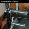 HMWOKPOT Leg Power Cage Rack Attachments - Leg Press Attachment Foam Hook Extension and Curl Machine for Home Gym Body Weight Training,18mm view 3