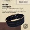 Dominion Strength Training Black Suede 4-inch Weightlifting Belt - Premium Powerlifting Support with Enhanced Grip Technology (LG, 35-45" Waist Size not Pants Size) view 3
