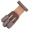Anneome Cow Leather Glove Finger Protector for Recurve Hunting Traditional Tabs Three Finger Guard Women Youth Practice view 1