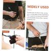 Anneome Cow Leather Glove Finger Protector for Recurve Hunting Traditional Tabs Three Finger Guard Women Youth Practice view 3