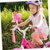 HONMEET 1set Lovely Bike Windmill Delicate Handle Decorations for Boys and Girls Fun Flower Ornaments Ribbons Stylish Bike Decor for Skates and view 3