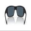 Costa Man Sunglasses Matte Black Frame, Gray Lenses, 60MM view 4