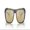 Costa Del Mar King Tide 6 Polarized Rectangular Sunglasses, Black Pearl/Sunrise Silver Polarized- 580G, 58 mm view 1