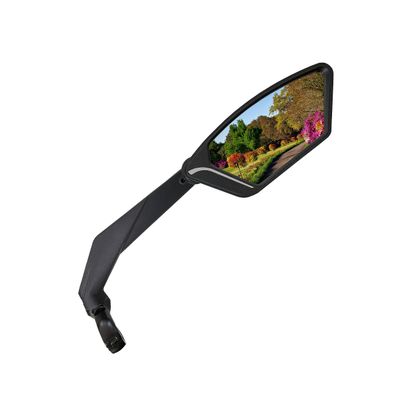 MEACHOW 2024NEW Handlebar Bike Mirror, Scratch Resistant Glass Lens, Ultra-HD, E-bike Mirror, Bicycle Mirror, (Blue Right Side) ME-013RB