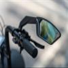 MEACHOW 2024NEW Handlebar Bike Mirror, Scratch Resistant Glass Lens, Ultra-HD, E-bike Mirror, Bicycle Mirror, (Blue Right Side) ME-013RB view 3