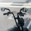 MEACHOW 2024NEW Handlebar Bike Mirror, Scratch Resistant Glass Lens, Ultra-HD, E-bike Mirror, Bicycle Mirror, (Blue Right Side) ME-013RB view 4