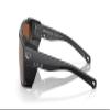 Costa Del Mar King Tide 6 Polarized Rectangular Sunglasses, Black Pearl/Copper Silver Mirrored Polarized-580G, 58 mm view 3