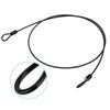 Cable Lock, Stainless Steel PVC Practical Security Lock, Autocycle Office for Home Motorcycle Cycling Scooter Factory Parking Lot (03) view 1