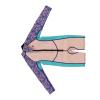 Focket Toddler One Piece Swimsuit 2.5mm Neoprene Breathable Shorts Long Sleeve Water Activity Wetsuit for Girls Boys (Size 6) view 3