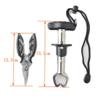 BESPORTBLE Stainless Steel Fish Grip Tool Mini Fishing Gripper with Scale and Non-Slip Handle for Anglers and Kayak Fishing Accurate Weight Measurement and Easy Handling view 3