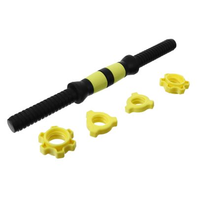 Sturdy Dumbbell Handle Set Bar 35cm Dumbbell Connector Bar for Arms Shoulder Abdominal Leg Back Training Non-slip Grip