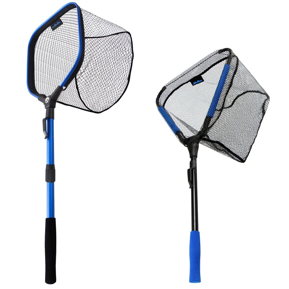 MoiShow Floating Fishing Net - Fishing Landing Net Foldable Fishing Net for Freshwater or Saltwater