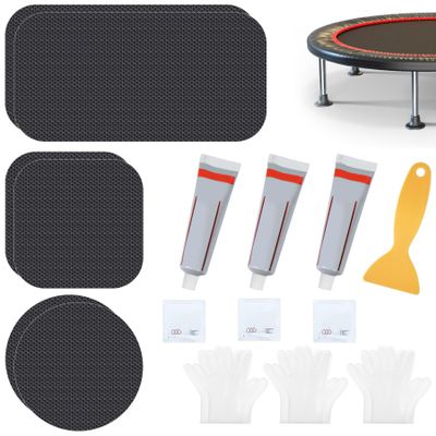 Trampoline Patch Repair Kit - 3 Sizes Patches for Trampoline Mat Tear or Hole
