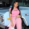 Y2k Sexy Chic Short Open Umbilical Show Chest D Hollowed Embroidery Crop Tops T Shirts for Women Fashion Street Spice Girl,Pink,L view 2