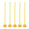 ZJKXJH Agility Training Equipment Set, Removable Soccer Drills Slalom Poles with Water and Sand Injection Base, Coaching Sticks for Outdoor Sports and Fitness, 5 Pieces (Size : D Combo 1.2m/47.2in) view 1