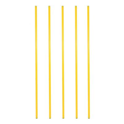 ZJKXJH Agility Training Equipment Set, Removable Soccer Drills Slalom Poles with Water and Sand Injection Base, Coaching Sticks for Outdoor Sports and Fitness, 5 Pieces (Size : C Combo 1.2m/47.2in)