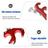 JIANZD Compound Bow Release Aid, Aluminum Alloy 4 Finger Trigger Synapse Hammer Throw Release Assistant Trigger Hunting Thumb Caliper Trigger (Yellow) view 3