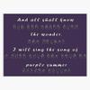 Magnet Spring Awakening Purple Summer Viny Magnetic Bumper Sticker 5" view 1