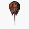Magnet Horseshoe Crab Viny Magnetic Bumper Sticker 5" view 1