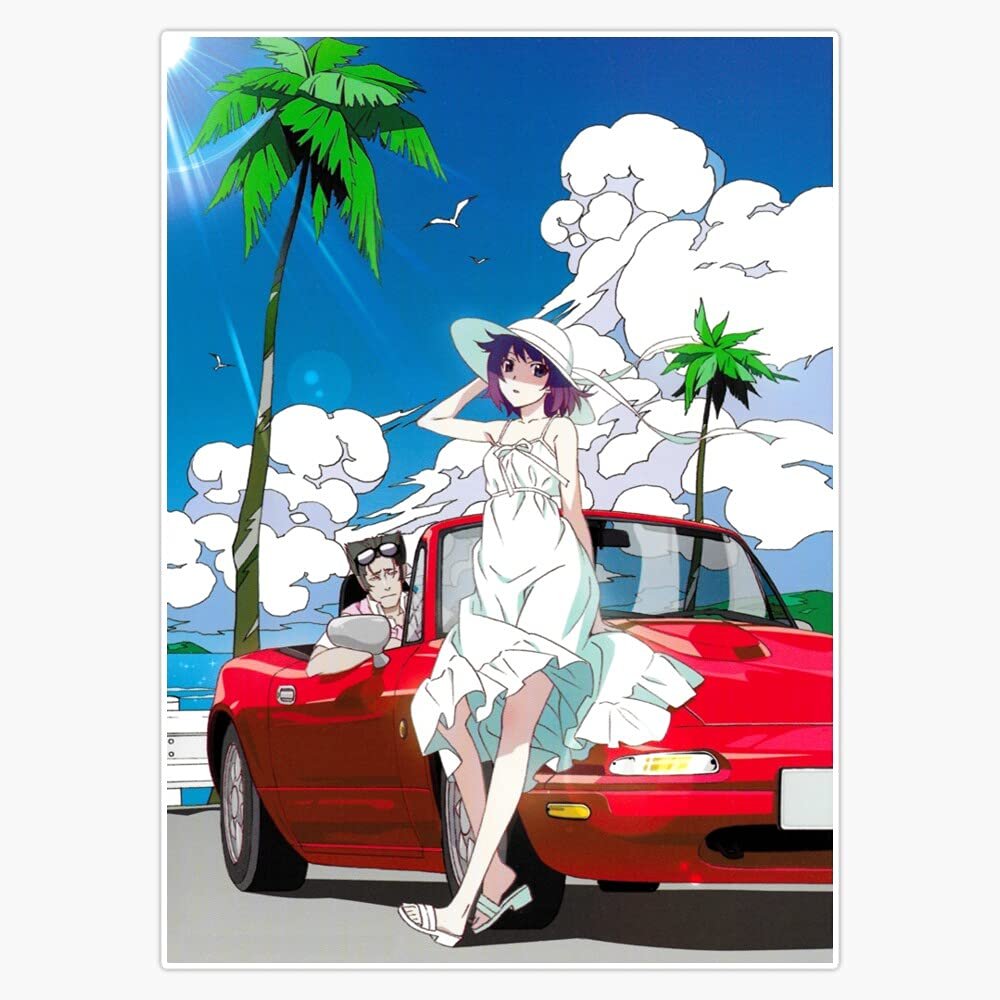 Magnet Monogatari Series - Fast Love Viny Magnetic Bumper Sticker 5"