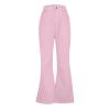 ZYXTIM Men's Skinny Vintage 60s 70s Bell Bottom Slimming Stretch Fit Classic Comfort Stylish Wideleg Disco Pants for Cowboy Pink view 3