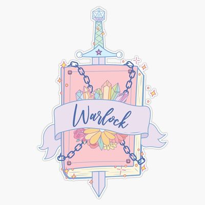 Magnet Warlock Viny Magnetic Bumper Sticker 5"