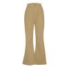 ZYXTIM Vintage Bell Bottom Desco Pants for Men 60s 70s Outfits Skinny Slim Stretch Bell Bottoms Flared Pants for Club Party Khaki view 3