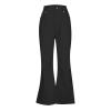 ZYXTIM Men's Skinny Vintage 60s 70s Bell Bottom Slimming Stretch Fit Classic Comfort Stylish Wideleg Disco Pants for Cowboy Black view 3