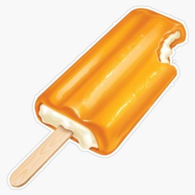 Magnet Creamsicle Viny Magnetic Bumper Sticker 5"