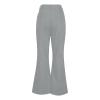 ZYXTIM Men's Skinny Vintage 60s 70s Bell Bottom Slimming Stretch Fit Classic Comfort Stylish Wideleg Disco Pants for Cowboy Grey view 2