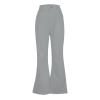 ZYXTIM Men's Skinny Vintage 60s 70s Bell Bottom Slimming Stretch Fit Classic Comfort Stylish Wideleg Disco Pants for Cowboy Grey view 3