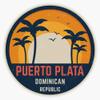 Magnet Puerto Plata Dominican Republic Viny Magnetic Bumper Sticker 5" view 1