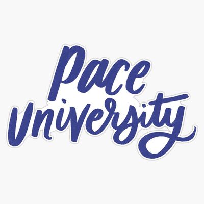 Magnet Pace University Viny Magnetic Bumper Sticker 5"