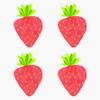 Magnet Strawberry Viny Magnetic Bumper Sticker 5" view 1