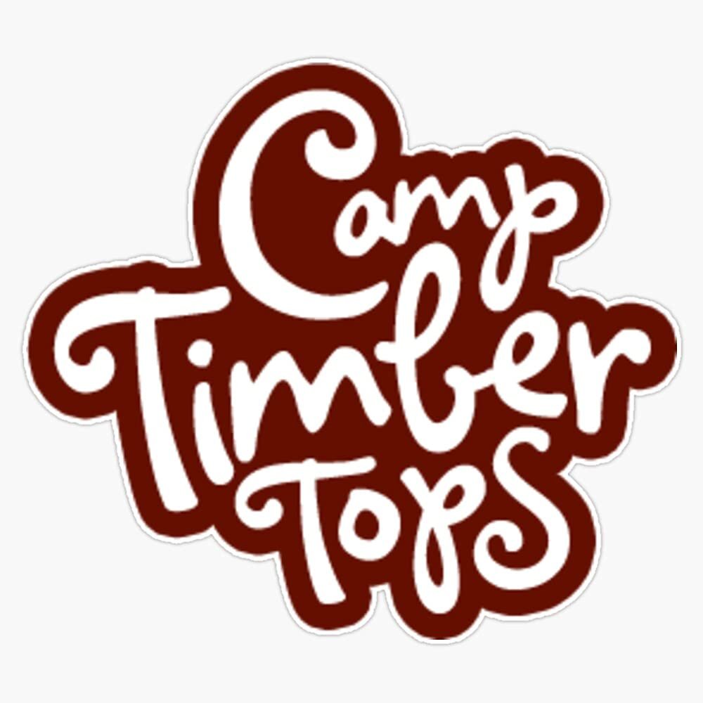 Magnet Camp Timber Tops Viny Magnetic Bumper Sticker 5"