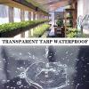 Amunpitic Transparent Tarp 16.40x26.25ft, Outdoor Tarpaulin Waterproof, Duty Heavy Tarps with Grommets, for Garden Patio Lawn Plants Greenhouse or Pet Hutch Roof, Anti-Tear, Windproof view 4
