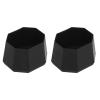 Alomejor 2pcs Tennis Racket Butt Silicone End Cover Portable and Racket Accessories for Racquetball Racket view 1