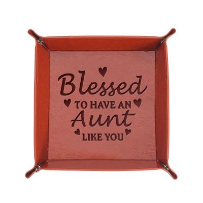 Aunt Gifts from Niece Jewelry Tray, Aunt Birthday Gift Aunt and Niece Gifts for Aunts Mothers Day Christmas Valentines (Aunt Tray)