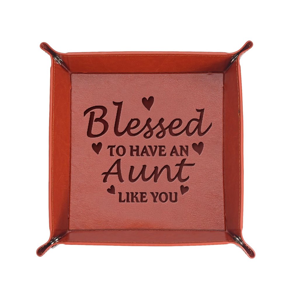 Aunt Gifts from Niece Jewelry Tray, Aunt Birthday Gift Aunt and Niece Gifts for Aunts Mothers Day Christmas Valentines (Aunt Tray)