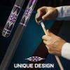 AB Earth 58" Pool Cue Stick Canadian Maple 13mm Tip Billiard Cue with Irish Linen Wrap (18oz, Purple) view 4