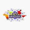 Magnet 5 O'Clock Somewhere Viny Magnetic Bumper Sticker 5" view 1