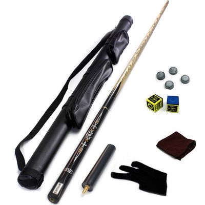 BebeXi Professional cue Stick Break cues 145cm Snooker Black Eight Pool cue Set, 3/4 Split cue, 9.8mm/11.5mm, Entry-Level Pool cue(Color:1,Size:11.5mm)